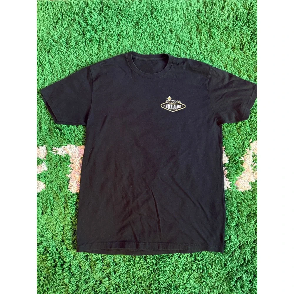 Mayweather Boxing Fitness‎ 2021 Convention T-Shirt Mens Black Las Vegas 50-0 Tee